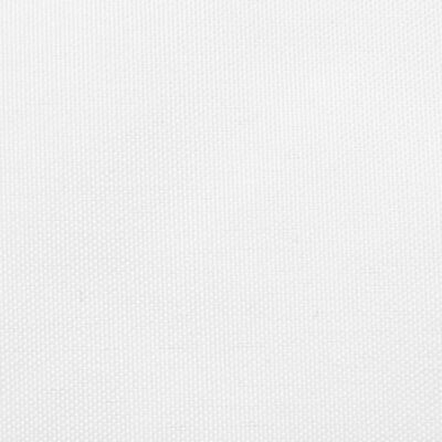 vidaXL Sonnensegel Oxford-Gewebe Dreieckig 5x5x6 m Weiß