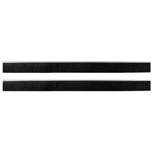 vidaXL Selbstklebende T&uuml;rb&uuml;rstendichtungen 2 stk. Silber 100 cm