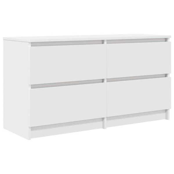 vidaXL TV-Schrank Wei&szlig; 100x35x54 cm Holzwerkstoff