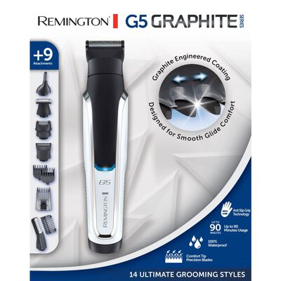 REMINGTON Multigroomer Haarschneider-Set G5 Serie PG5000 Graphit
