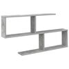vidaXL Wandregal Betongrau 100 x 12 x 50,5 cm Holzwerkstoff
