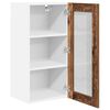 vidaXL H&auml;ngeschrank mit Speicher Altholz 40 x 31 x 80 cm Holzwerkstoff