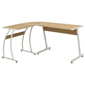 vidaXL Eckschreibtisch L-f&ouml;rmig Eiche