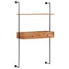 vidaXL Wandschreibtisch 90x40x170 cm Massivholz Akazie