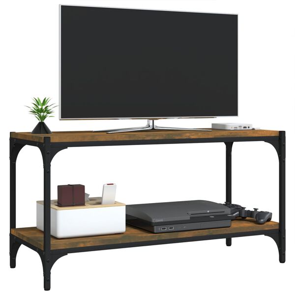 vidaXL TV-Schrank R&auml;uchereiche 80x33x41 cm Holzwerkstoff und Stahl