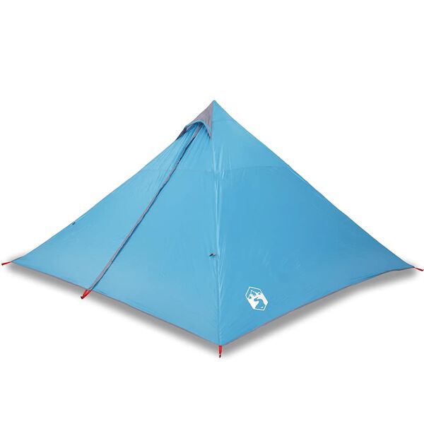 vidaXL Tipi-Familienzelt 7 Personen Blau Wasserdicht