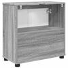 vidaXL Badezimmerwaschbecken-Schrank Graues Sonoma 60 x 30 x 60 cm
