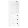 vidaXL Highboard Wei&szlig; 69,5x34x180 cm Holzwerkstoff