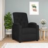 vidaXL Relaxsessel Schwarz Stoff