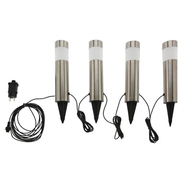 ProGarden LED-Gartenleuchten 4 Stk. 6,3x37,5 cm