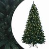 vidaXL K&uuml;nstlicher klappbarer Weihnachtsbaum 240 cm 300 LEDs