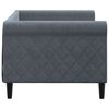 vidaXL Tagesbett Dunkelgrau 80x200 cm Samt