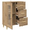 vidaXL Sideboard Artisan-Eiche 69,5 x 34 x 90 cm Holzwerkstoff