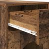 vidaXL Katzenhaus Altholz 72 x 42,5 x 70 cm Holzwerkstoff