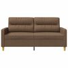 vidaXL 2-Sitzer-Sofa Braun 140 cm Stoff