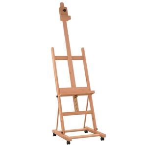 vidaXL Staffelei 55x53,5x178 cm Massivholz Buche