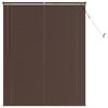 vidaXL Venetianer Jalousie Dunkelbraun mit Muster 150 x 110 cm PVC