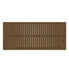 vidaXL Wand-Kopfteil Honigbraun 204x3x90 cm Massivholz Kiefer