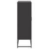 vidaXL Highboard Schwarz 68,5x38,5x123,5 cm Stahl