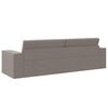 vidaXL Schlafsofa Taupe 245 x 78 x 77 cm Samt