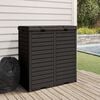 vidaXL Outdoor-M&uuml;lltonne Schwarz 78x41x86 cm Polypropylen