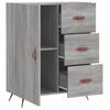 vidaXL Sideboard Grau Sonoma 69,5x34x90 cm Holzwerkstoff