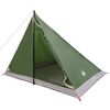vidaXL Trekkingzelt Gr&uuml;n 4-Personen 185T Polyester mit PU-Beschichtung