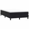 vidaXL Boxspringbett ohne Matratze Schwarz 120x220 cm Samt