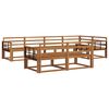 vidaXL Outdoor-Sofagarnitur 7 pcs Natur Massivholz Akazie