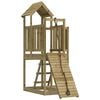 vidaXL Spielturm mit Kletterwand Impr&auml;gniertes Kiefernholz