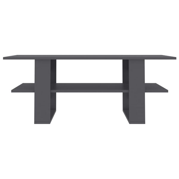 vidaXL Couchtisch Grau 110x55x42 cm Holzwerkstoff