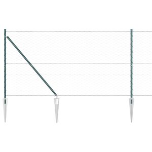 vidaXL Zaunpfosten Gr&uuml;n