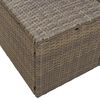 vidaXL Gartensofa Grau 123 x 62 x 69cm Poly-Rattan
