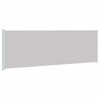 vidaXL Seitenmarkise Ausziehbar 200x600 cm Grau
