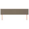 vidaXL Kopfteile 2 Stk. Taupe 100x5x78/88 cm Stoff