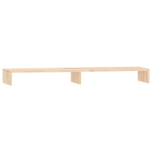 vidaXL Monitorst&auml;nder 100x27x10 cm Massivholz Kiefer