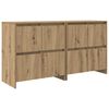 vidaXL Sideboards 2 Stk. Artisan-Eiche 70 x 41 x 75 cm Holzwerkstoff