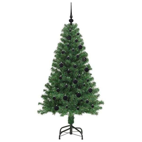 vidaXL K&uuml;nstlicher Weihnachtsbaum mit 150 LEDs mit St&auml;nder Gr&uuml;n 150 cm