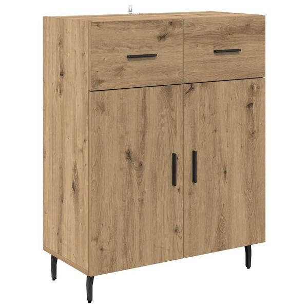 vidaXL Sideboard Artisan-Eiche 69,5 x 34 x 90 cm Holzwerkstoff