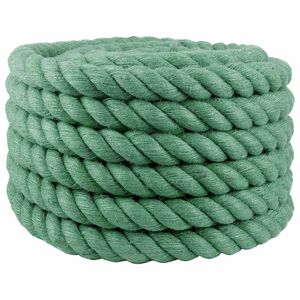 vidaXL Juteseil Gr&uuml;n 100% Tossa Jute