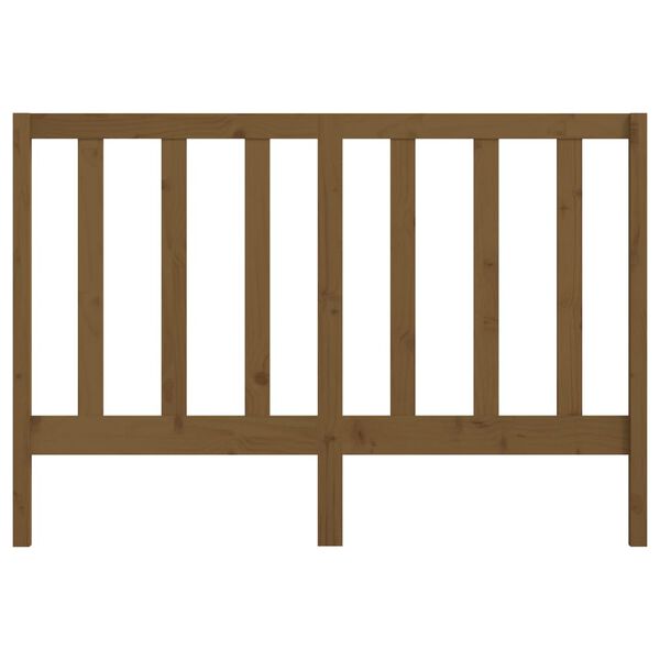 vidaXL Kopfteil Honigbraun 146x4x100 cm Massivholz Kiefer