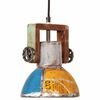 vidaXL H&auml;ngelampe Industrie-Stil 25 W Mehrfarbig Rund 19 cm E27