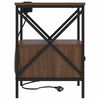 vidaXL Nachttisch Braun Eichen-Optik 41,5 x 40,5 x 55 cm Holzwerkstoff