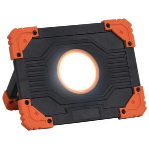 vidaXL LED-Strahler Tragbar ABS 10W Kaltwei&szlig;