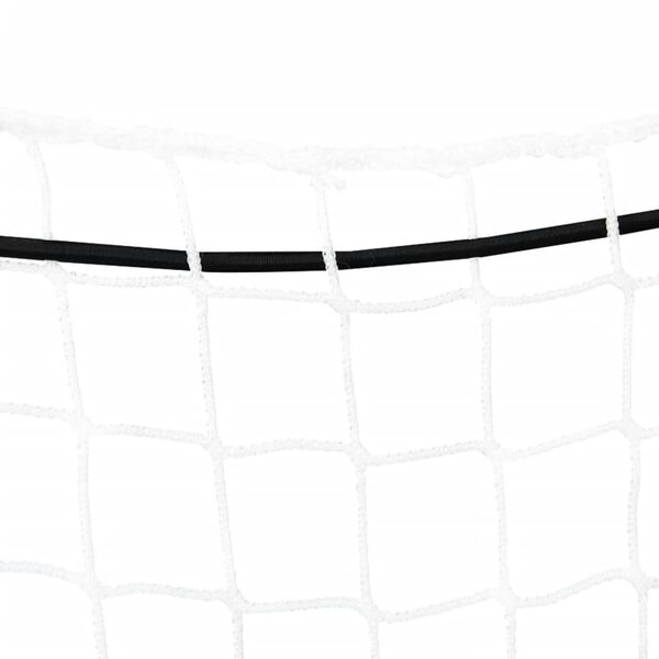 vidaXL Anhängernetz mit Gummiseil Weiß 2,1x1,25 m PP
