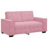 vidaXL 2-Sitzer-Sofa Rosa 120 cm Samt