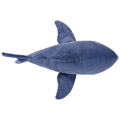 vidaXL Weißer Hai Kuscheltier Plüsch Blau und Weiß