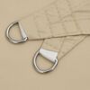 vidaXL Sonnensegel Oxford-Gewebe Dreieckig 4,5x4,5x4,5 m Beige