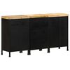vidaXL Sideboard mit 3 Schubladen und 4 Türen Raues Mangoholz