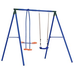 vidaXL Outdoor Schaukelrahmen mit Gleiter f&uuml;r bis zu 3 Kinder